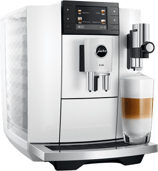 JURA E8 Piano White (ED)