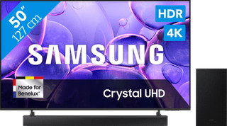 Samsung 50" Crystal UHD U8070F (2025) + Samsung HW-B66CF Noir