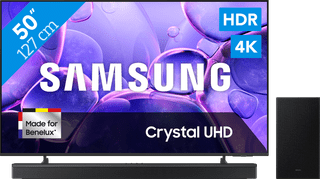 Samsung 50 inches Crystal UHD U8070F (2025) + Samsung HW-B750F Black