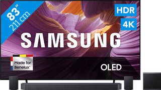 Samsung 83" OLED 4K S85F (2025) + Samsung HW-Q990F Noir