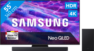 Samsung 55" Neo QLED QN82F 4K (2025) + Samsung HW-B450F Noir