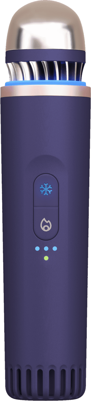 Therabody Theraface Depuffing Wand Paars