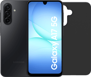 Samsung Galaxy A17 128 Go Noir 5G + BlueBuilt Back Cover Noir