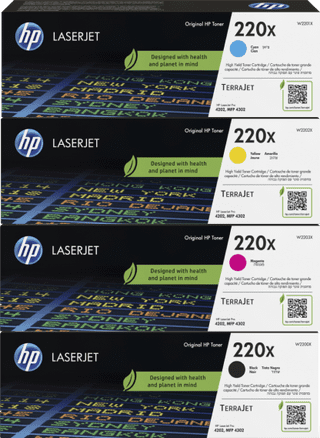 HP 220X LaserJet Toner Pack Combiné