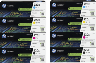 HP 220X LaserJet Toner Pack Combiné (2 Pièces)