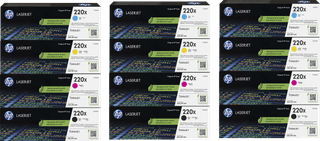 HP 220X LaserJet Toner Pack Combiné (3 Pièces)