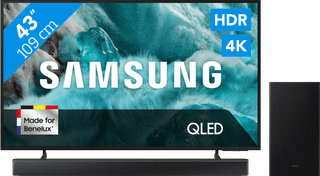 Samsung 43 inches QLED 4K Q7F4 (2025) + Samsung HW-B66CF Black