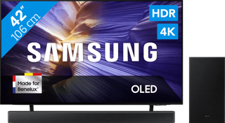 Samsung 42" OLED S90F (2025) + Samsung HW-B66CF Noir