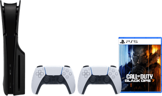 PlayStation 5 Slim Disc Edition + Black Ops 7 + Façades Noir + Manette Supplémentaire Blanc
