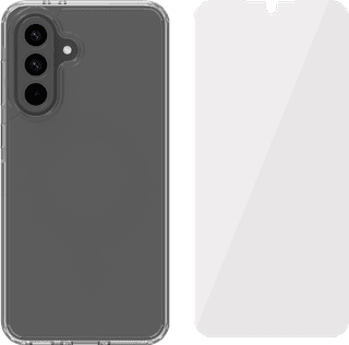 BlueBuilt Protective Back Cover Samsung Galaxy A56 Transparent + Protège-écran Verre