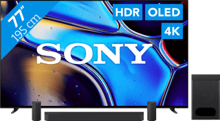 Sony 77" Bravia 8 OLED 4K (2024) + Sony Bravia Theatre System 6 Noir