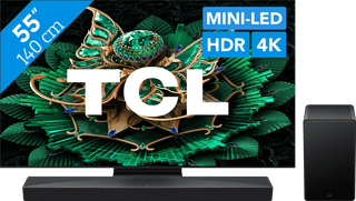 TCL 55" QD Mini-LED C71K 4K (2025) + TCL Q65H