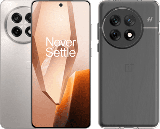 OnePlus 13R 256GB Wit 5G + Just in Case Soft Design Back Cover Transparant