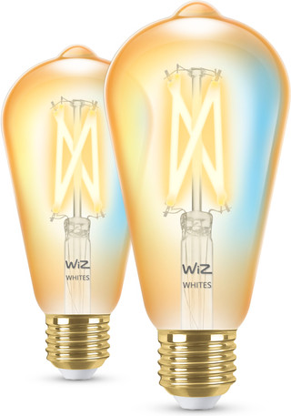 WiZ Edison Filament lamp 2-pack - Warm tot Koelwit Licht - E27