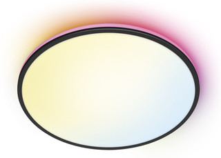 WiZ Plafondlamp Rune - Gekleurd en wit licht - zwart