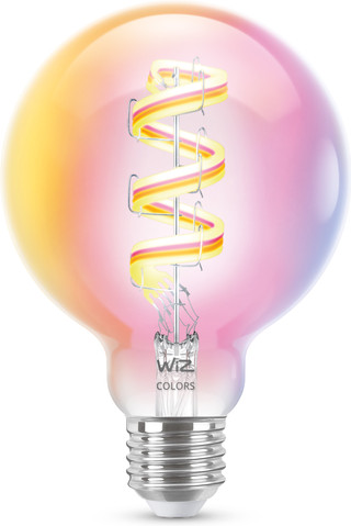 WiZ Globe Filament - Lumière Blanche à Colorée - E27 - Transparent