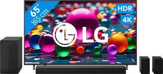 LG 65" 4K Smart UA75 + LG DS60TR