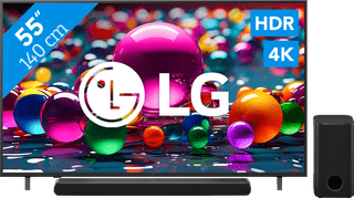 LG 55" 4K Smart UA75 + LG DS77TY