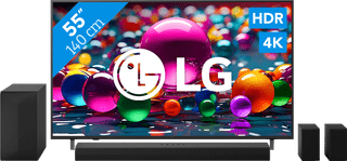 LG 55" 4K Smart UA75 + LG DS60TR