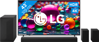 LG 43" 4K Smart UA75 + LG DS60TR