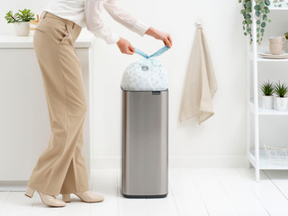 Brabantia Bo Touch Bin 30L Matte Steel Fingerprint Proof