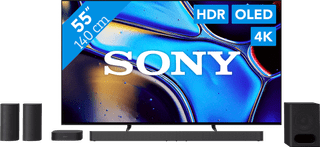 Sony 55'' Bravia 8 OLED 4K (2024) + Sony Bravia Theatre System 6 Zwart