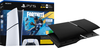 PlayStation 5 Slim Digital Edition Fortnite Pack + Façades Noir