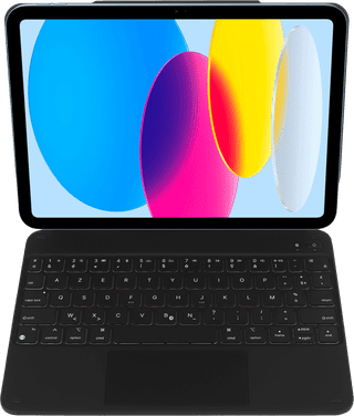 BlueBuilt Apple iPad (2025/2022) 11 Pouces Étui Clavier AZERTY Noir