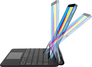 BlueBuilt Apple iPad (2025/2022) 11 Pouces Étui Clavier AZERTY Noir
