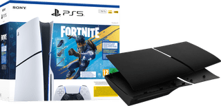 PlayStation 5 Slim Disc Edition Fortnite Pack + Façades Noir