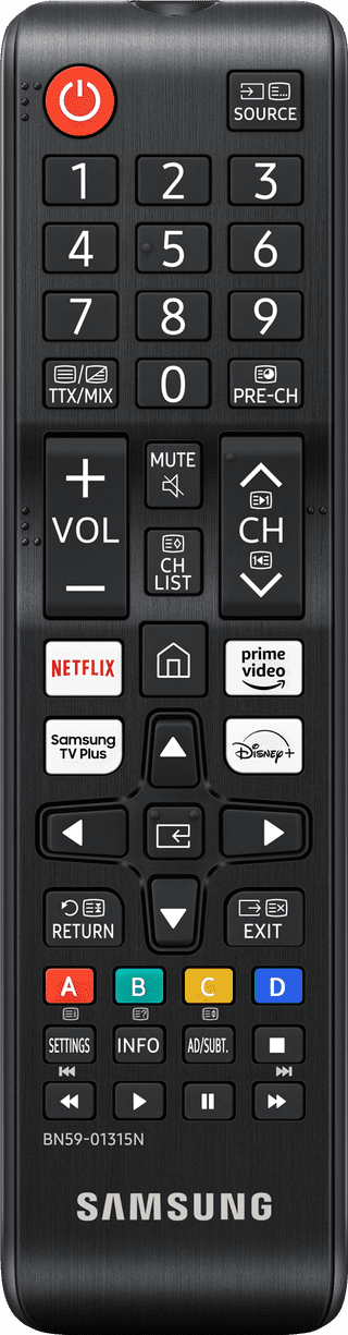 Samsung standaard afstandsbediening