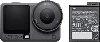 DJI Osmo Action 6 + DJI Osmo Action Extreme Battery