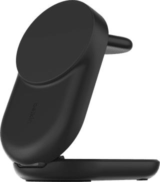 Belkin UltraCharge 3-in-1 MagSafe Wireless Charger with Stand Qi2 25W Black