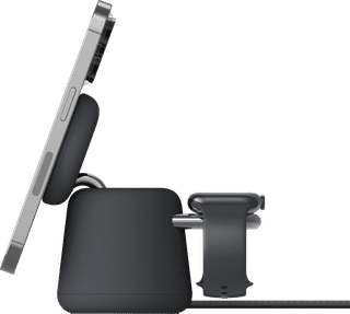 Belkin MagSafe and Qi2 2-in-1 Wireless Charger 15W with Stand Black