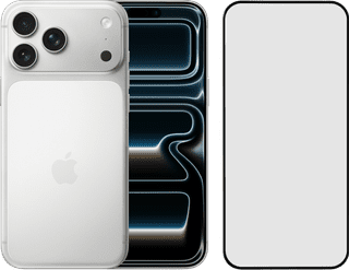 Apple iPhone 17 Pro Max 512GB Silver + BlueBuilt Screen Protector Glass