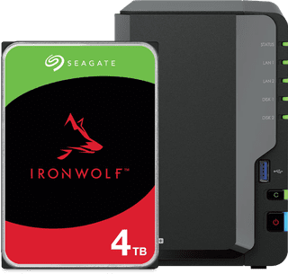 Synology DS225+ + Seagate IronWolf 4 To