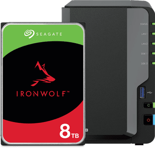 Synology DS225+ + Seagate IronWolf 8 To