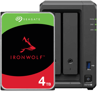 Synology DS725+ + Seagate Ironwolf 4 To
