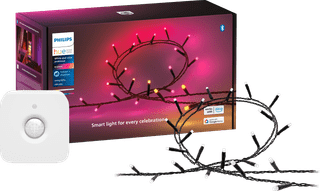 Philips Hue Festavia Guirlande Lumineuse - 20 Mètres + Détecteur de Mouvement