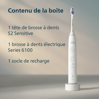 Philips Sonicare 6100 Series HX7400/01 Blanc