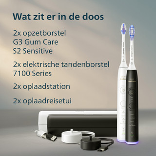 Philips Sonicare 7100 Series HX7429/02 Duo Pack