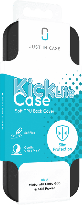 Just in Case Soft Design Motorola Moto G06 Back Cover Noir
