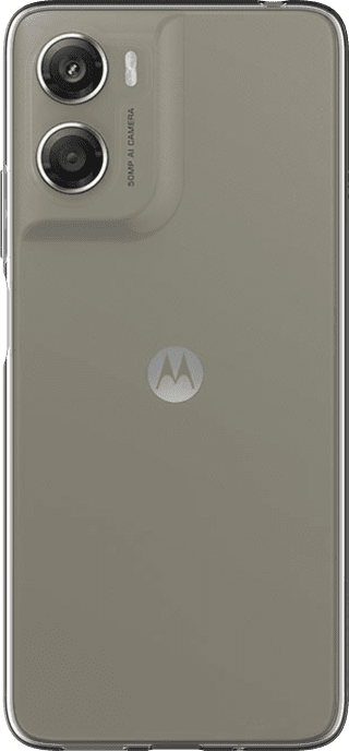 Just in Case Soft Design Motorola Moto G06 Back Cover Transparent