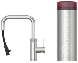 Quooker PRO3 & Quooker Flex Square Acier Inoxydable