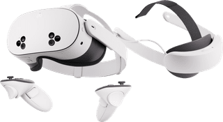 Meta Quest 3S 128 Go Reconditionné + Sangle Élite avec Batterie