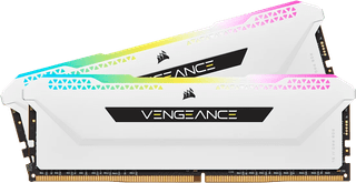 CORSAIR Vengeance RGB PRO SL Blanc 32 Go (2 x 16 Go) DDR4 DIMM 3200 MHz CL16 XMP