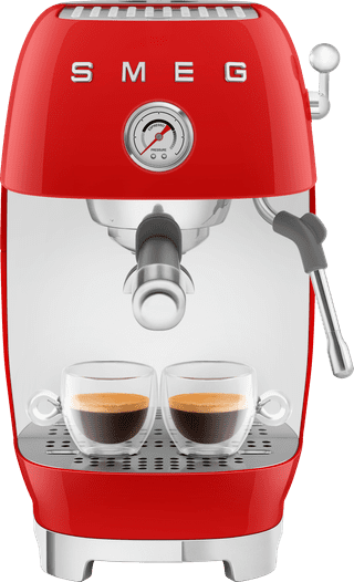 SMEG ECF03RDEU Rood