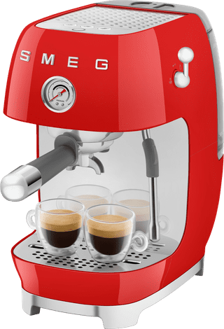 SMEG ECF03RDEU Rood