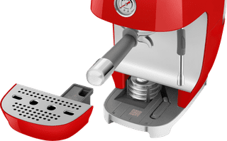 SMEG ECF03RDEU Rood
