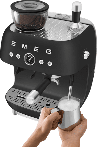 SMEG EGF03BLMEU Mat Zwart